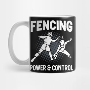 Fencing Power & Control Fencer Mug